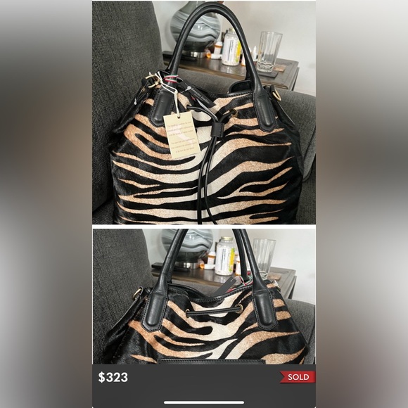 Cavalcanti calf bag NWT Comes with a free fendi designer Jewerly or scarf. - Picture 3 of 12